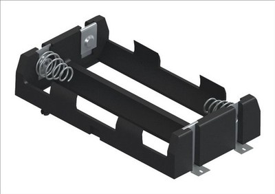 Original Keystone 1124 Akku-/Batterie Halter für 2 x 21700 Li-Ion Zelle, SMT