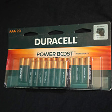 Duracell Power Boost AAA Alkaline Batteries 20 Pack 1.5V MN2400B20 Exp 2037