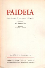 Paideia. Anno XXVI, 1971. Volumi 2 - AA.VV. (Paideia editrice) [1971]