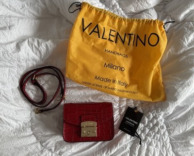 Valentino Red Leather Crossbody Bag