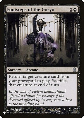 Footsteps of the Goryo  U Regular #SOK-68 | PLST The List | MTG