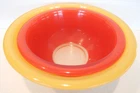 2 Pyrex Primary Colors Clear Bottom Nesting Mixing Bowls 322 Red 323 Yellow