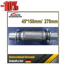 Flexrohr Flexteil Flexstück 45x150 mm für Skoda Fabia 2 542 für Seat Ibiza 3 Neu