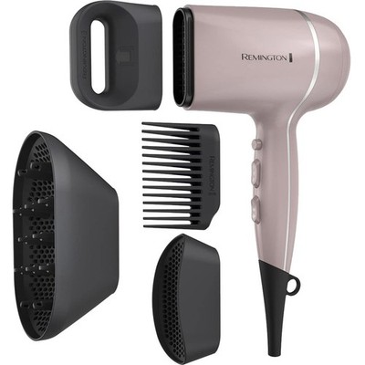 Remington Pro Wet2style Hair Dryer With Ionic & Ceramic Drying Technology Mauve 