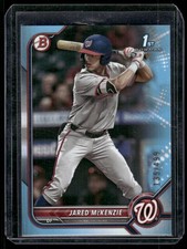 2022 Bowman Draft #BD-5 Jared McKenzie Sky Blue #/499