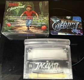 Zombie Harvest Atari Jaguar Cartridge Complete CIB Original Free US Shipping