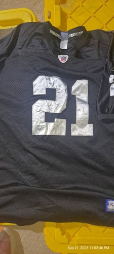 2009 Nnamdi Asomugha Oakland Raiders Reebok Home Authentic Jersey 56 - Picture 4 of 6