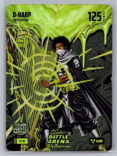 D-Harp Dylan Harper Bo Jackson Battle Arena #95 Slime Glow SP Power 125