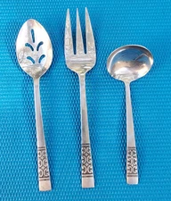 Stanley Roberts Stainless Steel CASA VISTA PIERCED SERVING SPOON GRAVY MEAT FORK
