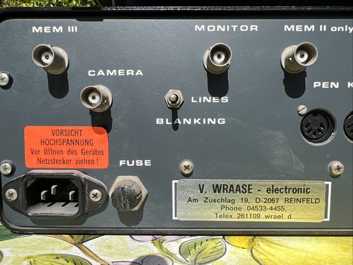 Wraase SC-422 Scan Converter – Si Accende – Non Testato - Zdjęcie 4 z 4