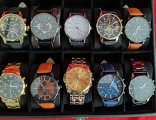 10 NEW Men's Watches CLOSEOUT OVERSTOCK CLEARANCE DEAL Men Watch Lot IPHONE 38