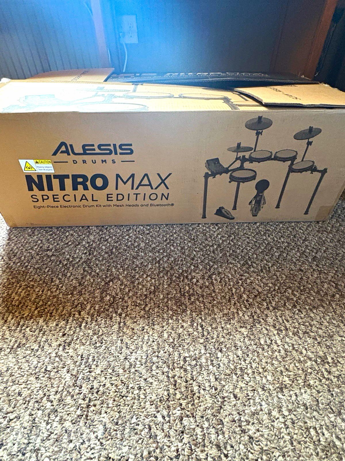 Alesis Nitro Max Special Edition Electronic Drum Kit w/ Bluetooth, Digital