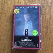 The Natural 1984 Beta Betamax Tape NOT VHS Robert Redford Sports RCA Home Video