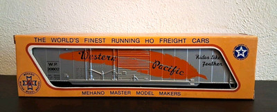 Mehano Master Model HO Western Pacific Box Car WP #20802 ''RIDES LIKE A FEATHER'' 