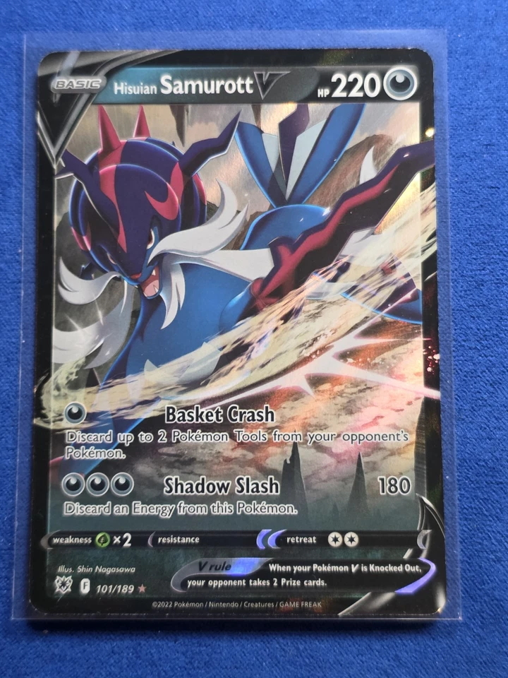 Hisuian Samurott V 101/189 Swsh10: Astral Radiance Holo - Image 2 of 3