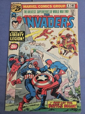 MARVEL COMICS - THE INVADERS - VOLUME 1 - # 6 - MAY 1976 - BRONZE AGE