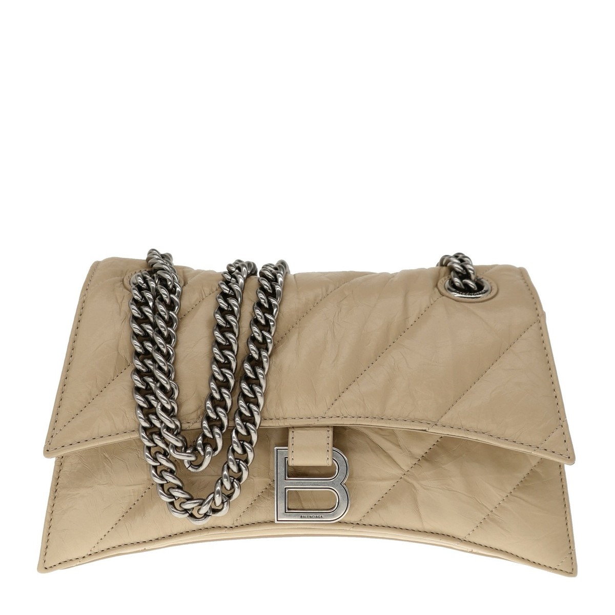 BALENCIAGA ボディバッグ ベージュ Balenciaga Beige Leather Crossbody Hip Bag – I MISS YOU VINTAGE