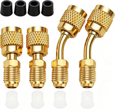 R410A Mini Split Adapter, 5/16" Female to 1/4" Male Flare, R410a Adapter for Min