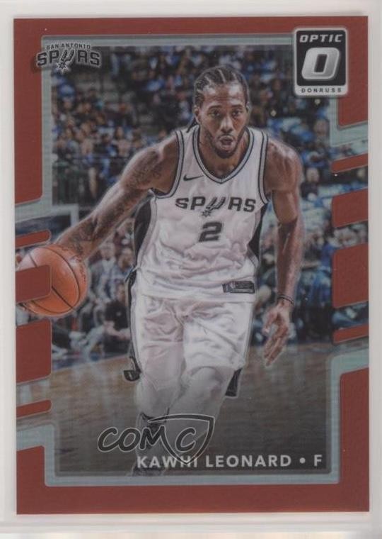 2017-18 Panini Donruss Optic Red Prizm 97/99 Kawhi Leonard #134 0r4