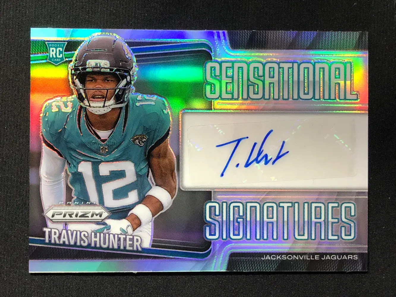 2025 Panini Prizm Sensational Signatures RC Auto#SEN-THR Travis Hunter /149 YT92