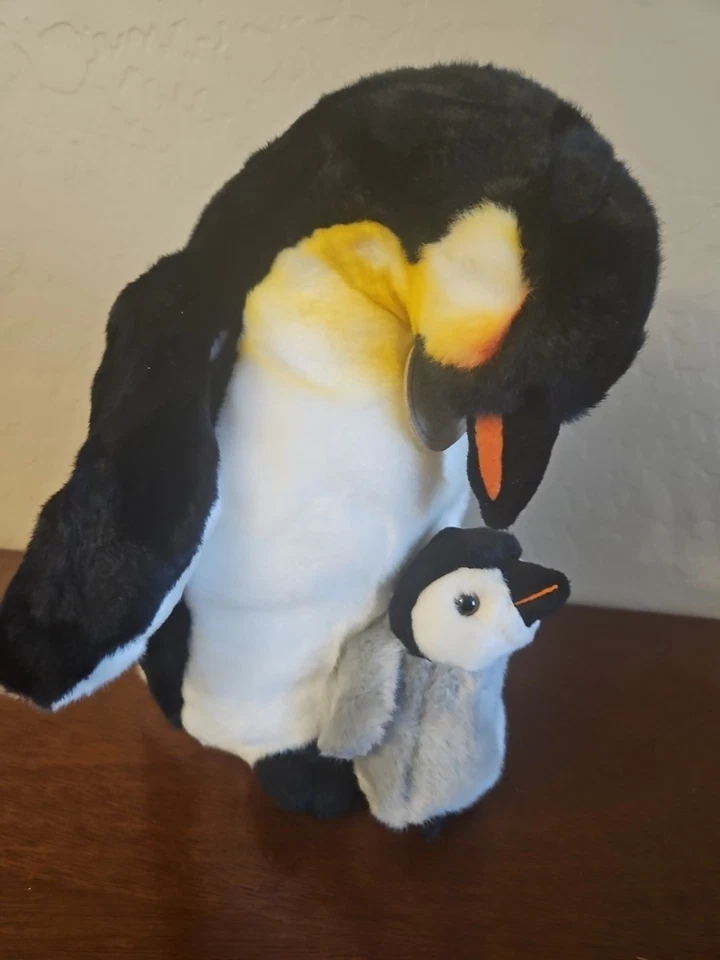 Peluche Russ Yomiko Classics MAMÁ Y BEBÉ PINGÜINO 12" Foto 4 de 4