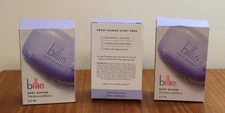 Lot of 3 Billie Body Buffer Pre-Shave Exfoliating Bar Jojoba Less Ingrown Hairs