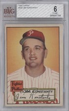1952 Topps Jim Konstanty #108 BVG 6 0q3