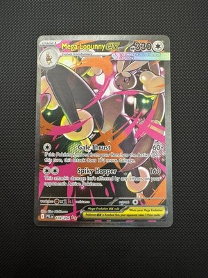Mega Lopunny ex 128/094 SIR Full Art Holo Pokemon TCG Phantasmal Flames Rare NM