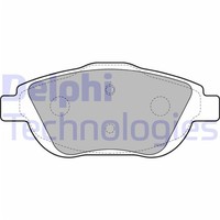 Delphi BremsbelÄGe Satz Vorderachse Passend FÜR CitroËN C3 C4 DS3 DS DS Opel