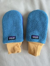 Patagonia Baby Pita Pocket Mittens. Size 12-24 Mos. Blue, Multicolored