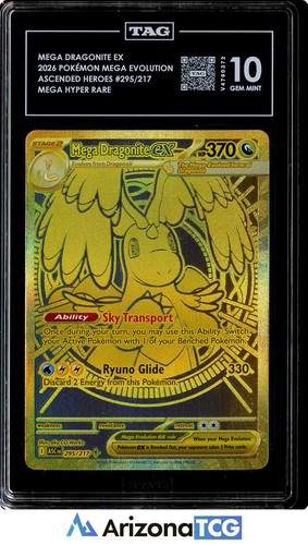 Mega Dragonite ex graded TAG 10 for sale on eBay