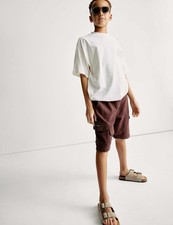 Marks & Spencer Boys Red Cotton All Purpose Boys Shorts - M&S