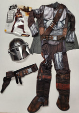 Size Medium 8-10 Star Wars Boba Fett Mandalorian Halloween Costume 3 Piece Set