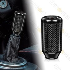 Black Racing Aluminum Carbon Fiber 5 6-speed Manual Mt Shift Shifter Knob