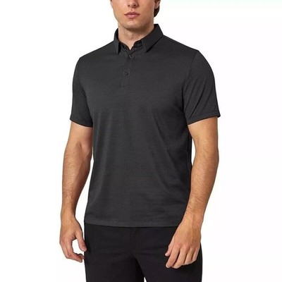 Modern Ambition Men's XL Dark Gray Polo Shirt  Polyester Blend i1888
