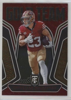 2024 Panini Totally Certified Gold Team Mirror Red /249 Christian McCaffrey 1ce5