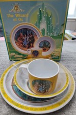Vintage Enesco Wizard of Oz 3-piece Melamine ...
