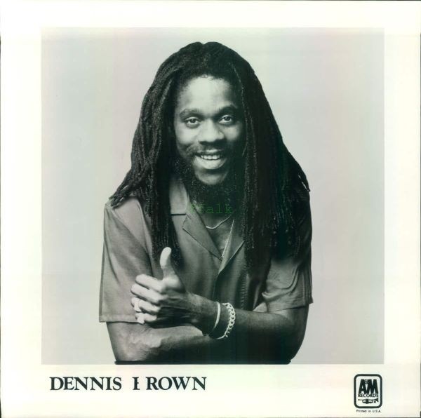 Press Photo: DENNIS BROWN 8x8 B&W
