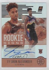 2020-21 Panini Illusions Rookie Signs Ty-Shon Alexander #RS-TSA Auto 17w0
