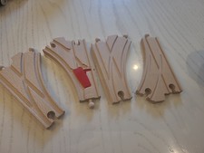 BRIO WOODEN TRACK PIECES