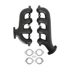 8506-3HKR Hooker BlackHeart LS Swap Exhaust Manifolds - Rear Dump SBC Exit -