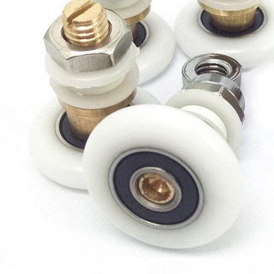 4 Pcs Laufrollen Schiebetür Schiebetürrollen Räder Für Duschwände