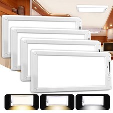 4 Pack RV Lights Interior,3 Color RV LED Super Bright Fixture,12V RV Ceiling ...