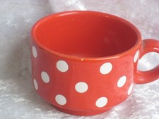 Wächtersbach FLIEGENPILZ Tasse Teetasse POLKA DOTS rot weiße Punkte RAR  !*!