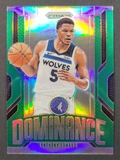 Anthony Edwards 2024-25 Panini Prizm Dominance Green Prizm Timberwolves #9