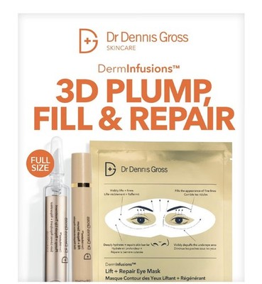 Dr Dennis Gross Derminfusions Discovery Kit Plump Fill Repair Skincare Set