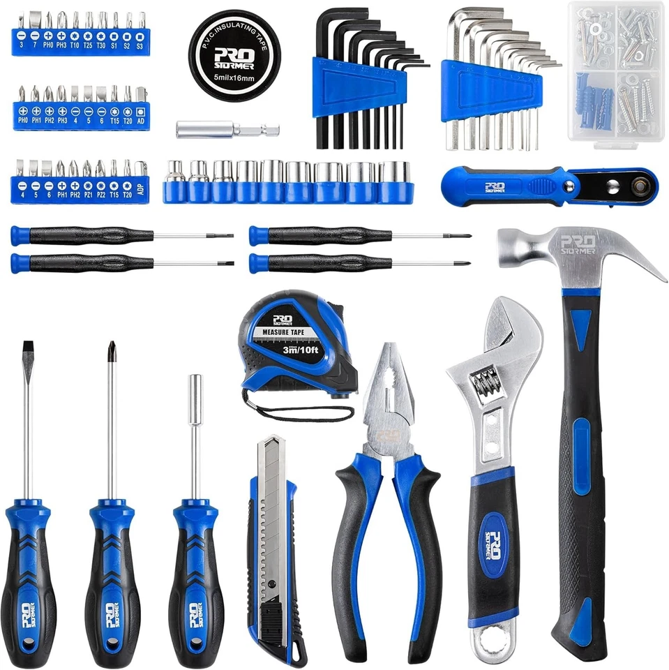 120-Piece Home Repair Tool Set - PROSTORMER General Household Tool Kit with Tool - image 2 of 4