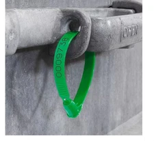 100 Cargo Load Security Seals 1 Pack New Green Serial Numbered Truck Seals