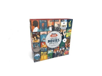 50 Must-Watch Movies Bucket List 1000-Piece Puzzle by Ridley's Games (Jigsaw)