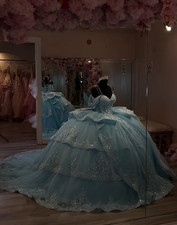 Exquisite Quinceanera Dresses Sweet 16 Beading Off Shoulder Prom Ball Gown